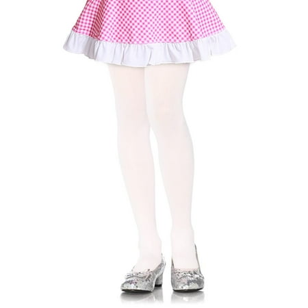 

Girls Warm Classic Full Footed Stocking Pull-On Tights (6 Pairs of White L (7-10 Years))