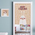 thumbnail image 2 of Cortina de puerta, Cortina de , Cortina de puerta de , japonesa, Cortina de puerta - Conejo Beige L Sunnimix Cortina para puertas navideñas, 2 of 8