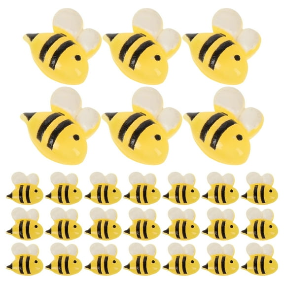 50 Pcs Honey Bee Bee Pin Bee Animal Bee Ornaments Office 1.00X0.80X0.20CM