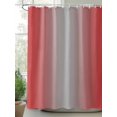 thumbnail image 2 of Red Grey Ombre Shower Curtain Set, Waterproof Shower Curtains for Bathroom, Modern Gradient Abstract Art Washable Fabric Cloth Bath Curtain for Bathtub Decoration with Hooks 72x78 Inches, 2 of 6