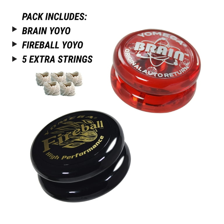 Yomega 2 Legendary Spinners - The Original Yoyo with A Brain and Fireball Transaxle Yo-Yo. Beginner, Intermediate and Pro Level String Trick Play. Yomega 2 Legendary Spinners - The Original Yoyo with A Brain and Fireball Transaxle Yo-Yo. Beginner, Intermediate and Pro Level String Trick Play.