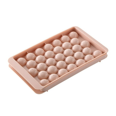 

Ice Cube Tray with Lid Ice Cube Mold Circle Ice Cube For Making Cocktail Whiskey