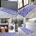 thumbnail image 2 of Purple Butterfly Pattern Kitchen Rug Mat,Kitchen Runner Rugs Non Skid Washable,Decorative Kitchen Floor Mats for Kitchen,Sink,Laundry,17"X47", 2 of 5