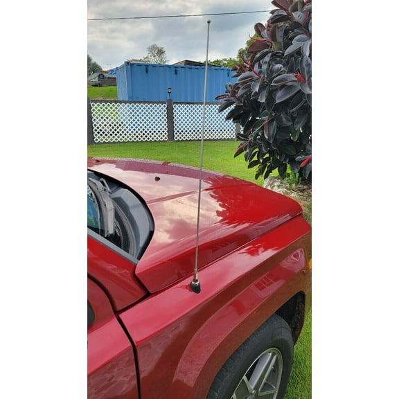 21" inch Stainless Steel Antenna Mast Power Radio AMFM for JEEP PATRIOT 2007-2017 New