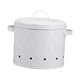 thumbnail image 3 of Olla para patatas, cebollas y ajos, caja metálica ventilada, recipiente para verduras y alimentos. Blanco estilo A, 3 of 9