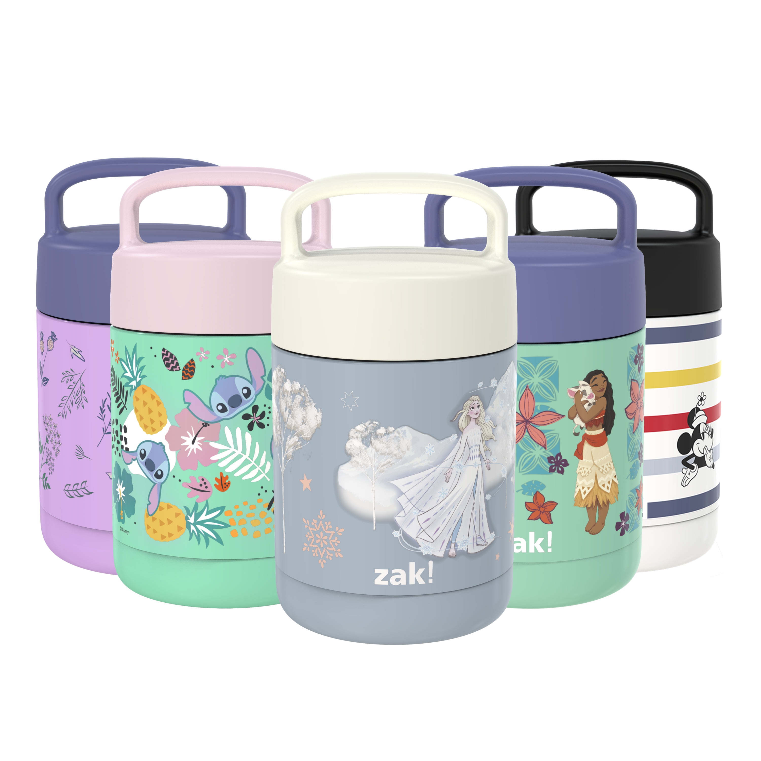 Zak Designs Character Snack Storage Containers for Kids 