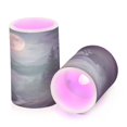thumbnail image 7 of Yayeee Flameless Candles with Remote Flickering Battery Operated Multi Color Changing, Forest House, 7 of 7