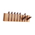 thumbnail image 4 of Perchero de pared para piano, gancho decorativo para pared de entrada, abatible, para colgar toallas, abrigos, sombreros, sala de estar 8 teclas, 4 of 9