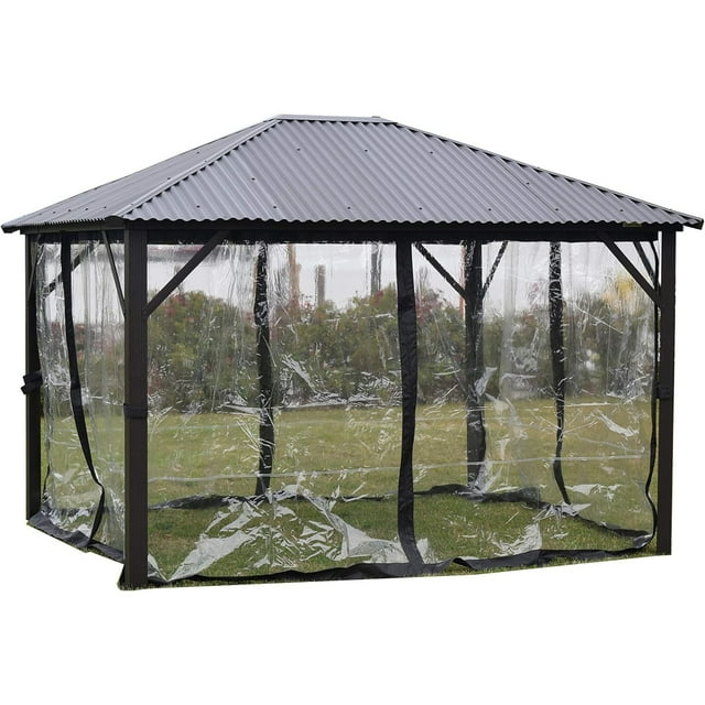 F.Corriveau International - Rideau Clair / Mica pour Pavillon 12 Pieds x 14 Pieds, Transparent