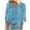 Sky Blue, variant on DeHolifer Women's Blouse Half Sleeve V-Neck Floral Print Loose Fall Fashion Tee T-Shirts for Women Sky Blue XL