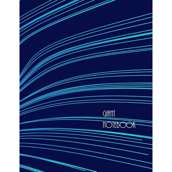 Giant Notebook: Jumbo Notebook, Journal, 500 Pages, 250 Ruled Sheets