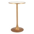 thumbnail image 1 of Pemberly Row Modern / Contemporary Metal Bar Table Beige & Gold, 1 of 4