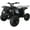 Black, variant on Vitacci Cougar 169cc ATV with Automatic Transmission and Reverse