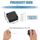 thumbnail image 2 of Uxcell Cable de control remoto retráctil de 3.3ft (1M) 7.05oz, 3PCS Lazo de seguridad de control remoto ajustable con tapa de hierro para TV, teléfono, tabletas, sala de exhibición, negro, 2 of 7