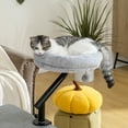 thumbnail image 2 of PawHut Lit de Bureau pour Chat 360° Rotatif Hauteur Réglable pour Travail à Domicile, 2 of 10