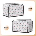 thumbnail image 3 of Yiaed Rubber Duck Showe Print Two Slice Bread Machine Cover, Universal Size Kitchen Appliance Cover for Bread Machine,Bread Machine Cover, 3 of 7