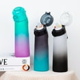 thumbnail image 3 of Vattenflaska med Smak med 7 Smakkapslar Air Water Up Flaska Frostat Svart 650ml Air Starter Up Set Vattenkopp för Camping Spor, 3 of 5