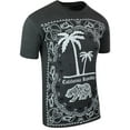 thumbnail image 3 of California Bandana Print Palm Trees and State Bear Mens Shirt, 3 of 3