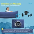 thumbnail image 4 of Silla Sensory Peapod inflable para niños Ted Kangaroo con bomba, 4 of 9