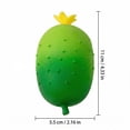 thumbnail image 2 of Cucumber Squishies Stress Relief Fidget Cute Slow Rising Vegetable Decompression Squeeze Desk Companion, 2 of 5