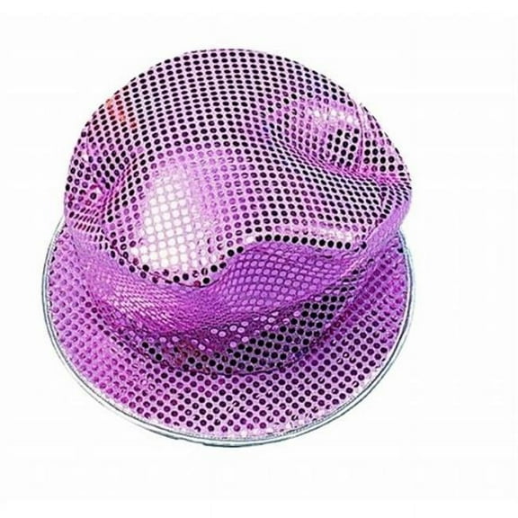 Sequin Top Hat - Purple