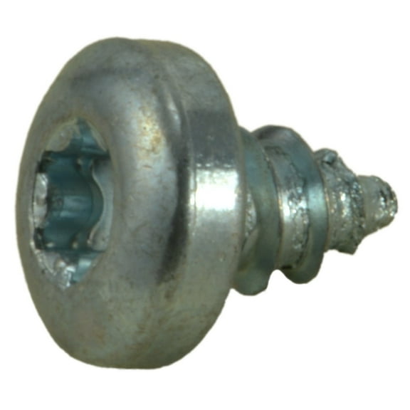 #8 x 1/4" Zinc Plated Steel Star Drive Pan Head Sheet Metal Screws (50 pcs.)