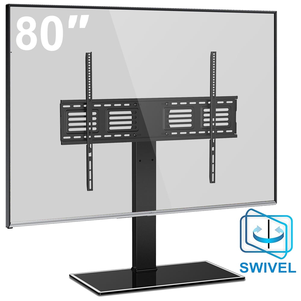 FITUEYES Universal TV Stand/Base Swivel Tabletop TV Stand with Mount