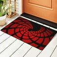 thumbnail image 3 of ZICANCN Area Rugs Doormat , Red Arrangement Facecloth Non-Slip Floor Mat Rug for Living Room Kitchen Sink Area Indoor Outdoor Entrance 72"x48", 3 of 9