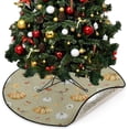 thumbnail image 5 of Coolnut Watercolor Pumpkin Birds Christmas Tree Mats Waterproof Tree Skirt, Autumn Fall Harvest Xmas Tree Stand Tray Mat Floor Protector Pad for Holiday Party Decoration, 28.3", 5 of 6
