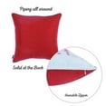 thumbnail image 4 of Decorative Christmas Night Single Throw Pillow Cover 18" x 18" Red & White Square for Couch, Bedding, 4 of 6
