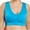 Blue, variant on Womens Plus Size Sports Bra Full Figure Camisole Wirefree Sports Bras,Seamless Comfortable Padded U Back Workout Bralettes,Mid supportive Yoga Bra No-Bounce Workout Running Jogging Pullover Bra,Nude