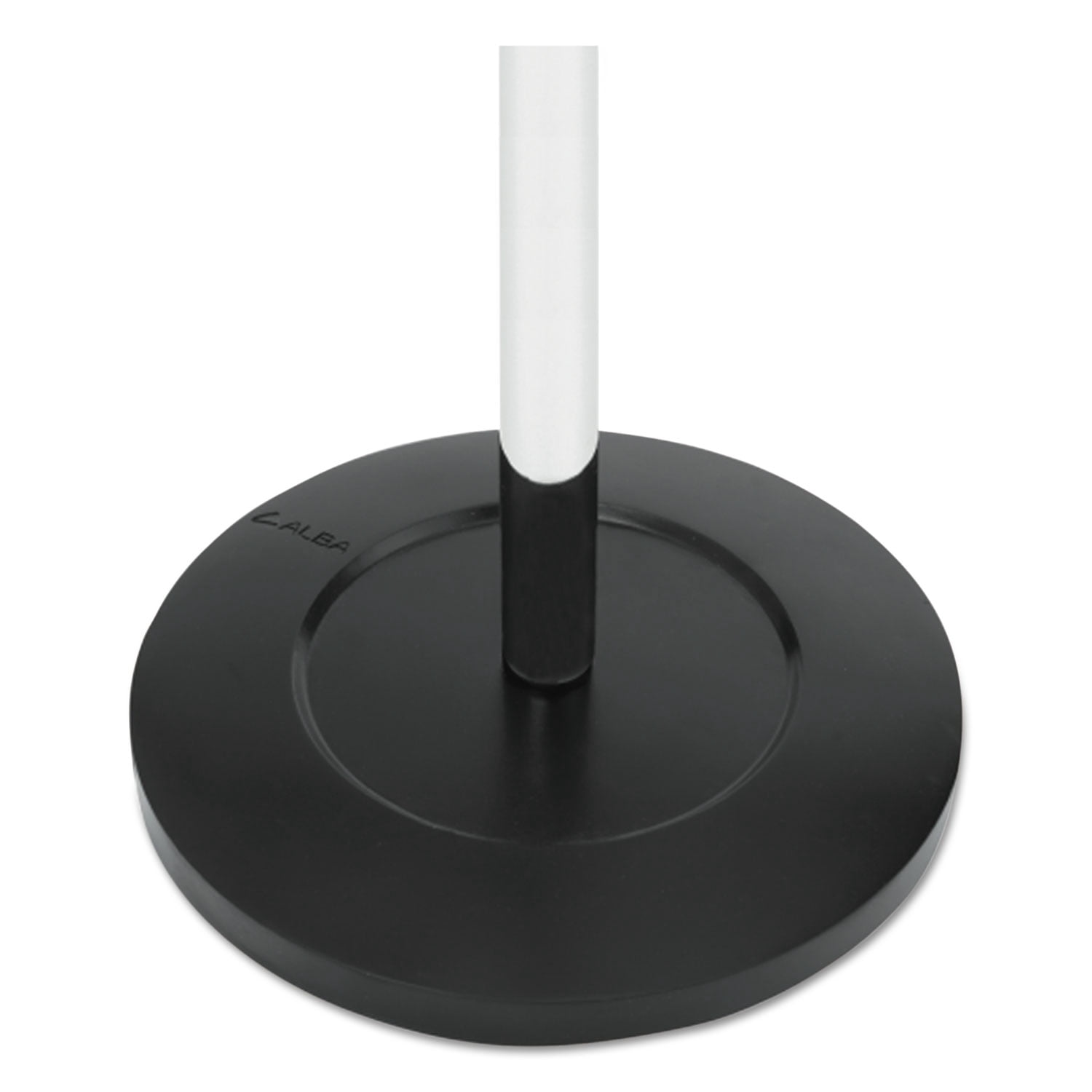 Alba Stily Costumer Steel Coat Stand – 8 Knobs, 4 Hooks, Umbrella Stand With Water Retainer, Black, 70.5” Height