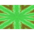 thumbnail image 1 of Ahgly Company Indoor Rectangle Patterned Neon Green Area Rugs, 8' x 12', 1 of 6