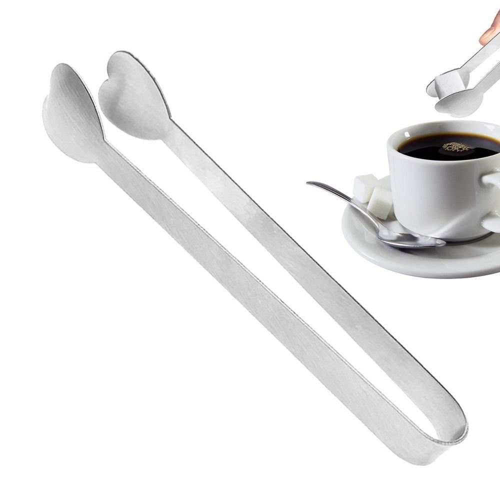 Tohuu Ice Tongs Sugar Cube Tongs Stainless Steel Small Serving Tongs