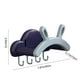 thumbnail image 3 of Estante retráctil multifuncional | Escurridor de pared sin perforaciones para cocina y baño | Ganchos ajustables para lavabo, tapas de ollas y cucharas de arroz | Organizador de plástico azul, 3 of 6