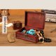 thumbnail image 5 of Jumpingount Caja de joyería Antiguo Colgante Almacenamiento Cerradura Hebilla Presente Empaquetado Exhibición Paquete Anillos Organizador Bolsas de maquillaje Narciso, 5 of 6