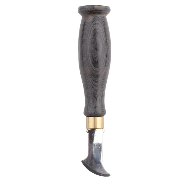 Herramienta para marcar bordes de cuero con mango de sándalo y forma de abanico (2,5 mm)