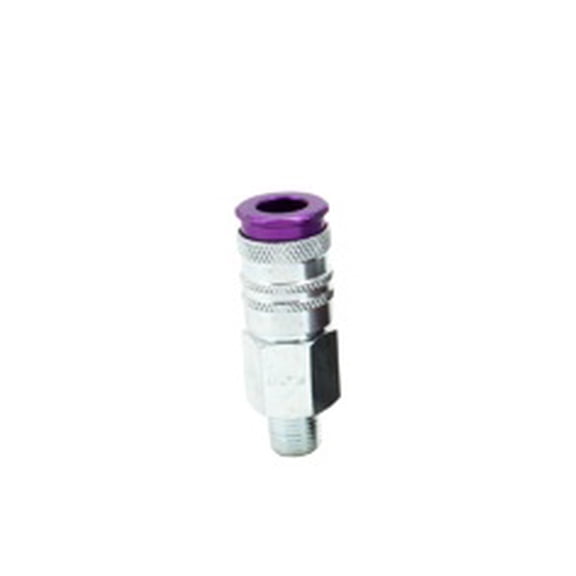Milton 0.25 in. NPTM Coupler ColorFit - Purple