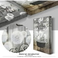 thumbnail image 6 of Busyhead Rustic Dandelion Bathroom Sign Relax Print Wall Art 12" x 16" Framed Canvas Prints, 6 of 6