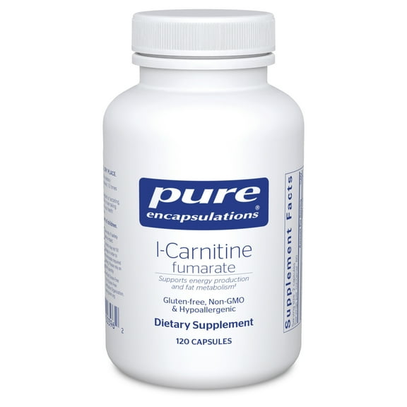 Pure Encapsulations L-Carnitine Fumarate | Hypoallergenic Supplement Support for Enhanced Muscle | 120 Capsules
