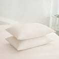thumbnail image 3 of IR Imperial Rooms 3 Piece Duvet Cover Set Plain Microfiber Button Closure Cream Color Queen All-Ages, 3 of 7