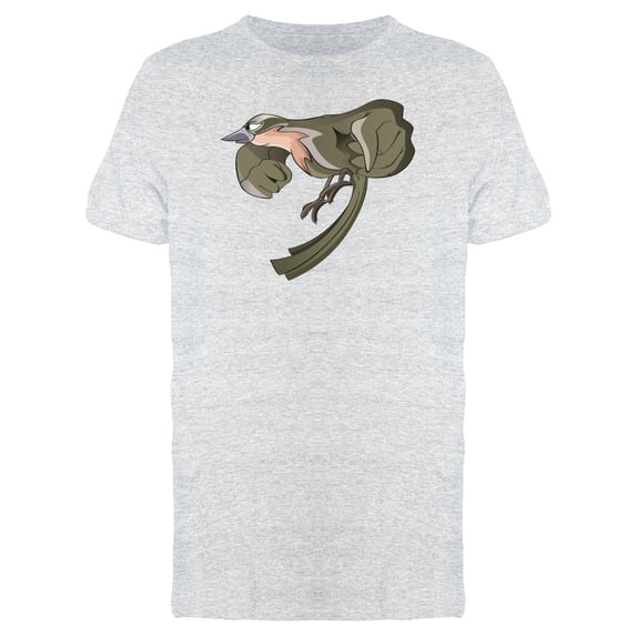 Cool Bird With Hands Cartoon T-Shirt Men -Image by Shutterstock, Male Medium