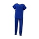 thumbnail image 5 of Conjunto de uniforme médico para mujer, ropa de trabajo, camiseta de manga corta y pantalones deportivos lavables a máquina Azul real, 5 of 9