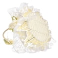 thumbnail image 3 of BRIGHTFUFU 1 cesta de flores para boda, cesta de flores con encaje de rosas, cesta delicada para niña de las flores, 3 of 8