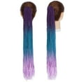 thumbnail image 4 of SEGO Ponytail Hair Extensions Donut with Rainbow Braiding Hair Professional Synthetic Fiber Braids Hair, 4 of 7