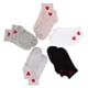 thumbnail image 4 of GOOHOCHY 5 pares de calcetines con estampado de corazones, calcetines cortos con estampado de corazones, calcetines tobilleros, calcetines de dibujos animados., 4 of 8