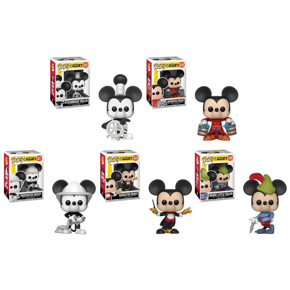 Funko POP! Disney - Mickey's 90th Anniversary Vinyl Figures - SET OF 5 - Walmart.com - Walmart.com