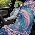 thumbnail image 3 of XYZCANDO Dolphin Cherry Blossom Design Versatile Car Seat Cover, Stain-Repellent Durable Non-Slip Seat Covers for Cars SUVs Sedans, 3 of 10