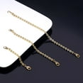 thumbnail image 3 of DESIGNICE 2026 New Gold Plated Necklace Extenders Necklace Extension Chain with Durable Lobster Claw Clasp for Adding Length,Jewelry Customization,Adjusting Necklaces,Creating Layered Looks, 3 of 5