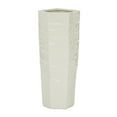 thumbnail image 5 of DecMode 13" Textured White Ceramic Vase, 5 of 7